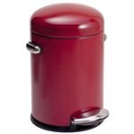 simplehuman ミニレトロステップカン レッド 3L