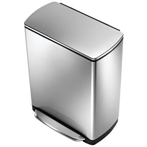 simplehuman ダストボックス レクタンギュラーステップカン ステンレス 38L CW2005