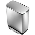 simplehuman ダストボックス レクタンギュラーステップカン ステンレス 38L CW2005