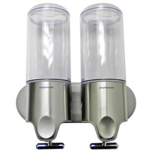 simplehuman ウォールマウントポンプ ツイン 444ml×2個