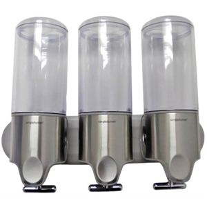 simplehuman ウォールマウントポンプ トリプル 444ml×3個