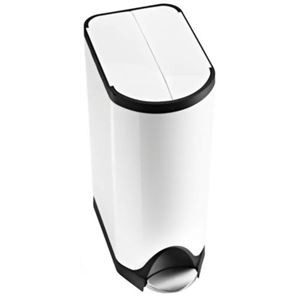 simplehuman ダストボックス バタフライカン ホワイト 30L CW1863