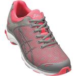 アシックス ウォーキングシューズ BC WALKER（ビーシーウォーカー） SHAPE331（W） TDW331 グレー×ネオンピンク 23.5cm