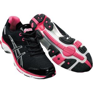 アシックス ウォーキングシューズ BC WALKER（ビーシーウォーカー） SHAPE332（W） TDW332 ブラック×ピンク 26.0cm
