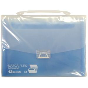 LIHIT LAB ナスカフレックス ドキュメント A4 A-640-8 青