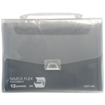 LIHIT LAB ナスカフレックス ドキュメント A4 A-640-24 黒