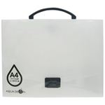 LIHIT LAB AQUA DROPs バッグ A4 A-5005-1 乳白