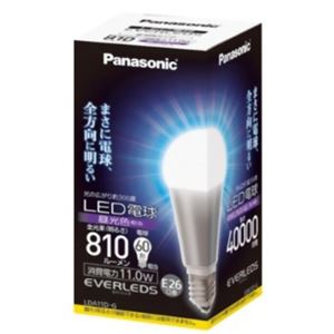 パナソニック LED電球 EVERLEDS（エバーレッズ） 昼光色相当 E26口金 全光束810lm LDA11DG