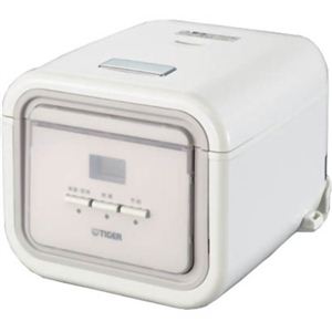 タイガー マイコン炊飯ジャー（3合炊き） 炊きたて tacook（タクック） JAJ-A550-WS シンプルホワイト