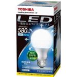 東芝 LED電球 E-CORE（イー・コア） 昼白色相当 E26口金 一般電球形 光が広がるタイプ 全光束580lm LDA8N-G