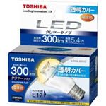 東芝 LED電球 E-CORE（イー・コア） 電球色相当 E17口金 ミニクリプトン形 クリヤータイプ 全光束300lm LDA5L-E17／C