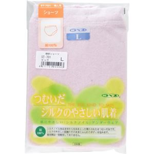 シルクノイル婦人ショーツ ピンク L
