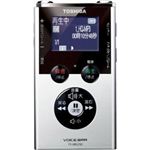 東芝 ICレコーダー Voice Bar 内蔵メモリー2GB シルバー TY-VRS701（S）