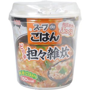 【ケース販売】スープdeごはん ピリ辛担々雑炊 72.7g×6個