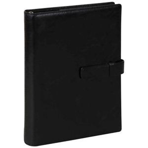 キーワード 牛革製 A5システム手帳 ブラック