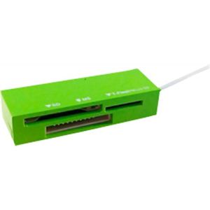 フィールテック カラフルマルチカードリーダー HCC-1GR グリーン