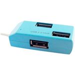 フィールテック カラフルUSB4ポートハブ HCH-1BL ブルー