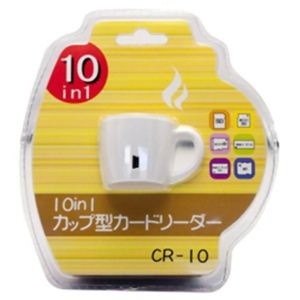 フィールテック カップ型カードリーダー CR-10WH ホワイト