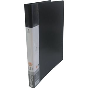 LIHIT LAB リクエスト クリヤーブック（ポケット交換タイプ） A4縦 30穴 G-3801-24 黒