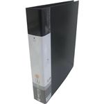 LIHIT LAB リクエスト クリヤーブック（ポケット交換タイプ） A4縦 30穴 G-3803-24 黒