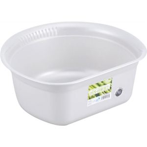 HOME＆HOME Ag+ 洗い桶 丸 シルバー 7L