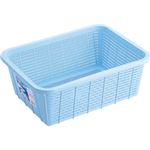 HOME＆HOME キッチンバスケット 深型 L ブルー