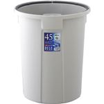 ベルク 丸型ペール 45N 本体 ライトグレー 45L