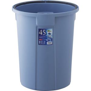ベルク 丸型ペール 45N 本体 ブルー 45L