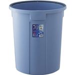 ベルク 丸型ペール 70N 本体 ブルー 75L