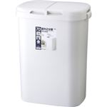 HOME＆HOME 分類ゴミ容器70W グレー 74L
