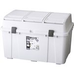 HOME＆HOME 3分類ゴミ容器120T グレー 128L