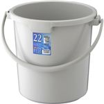 ベルク バケツ 22SB 本体 ライトグレー 22L