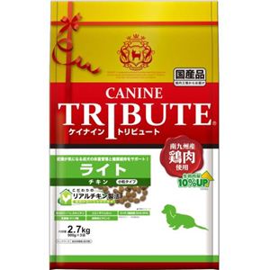 ケイナイン・トリビュート チキン 小粒 ライト 2.7kg（900g×3袋）