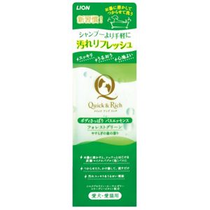 クイックアンドリッチ ボディさっぱりバスエッセンス 愛犬・愛猫用 フォレストグリーン 10g×6包入