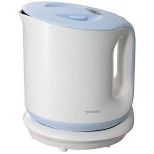 東芝 マイコン電子ケトル（0.8L） PHK-800R（L） アクアブルー - 拡大画像