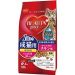 ビューティープロ 成猫用 チキン味 室内猫用 600g（150g×4袋）
