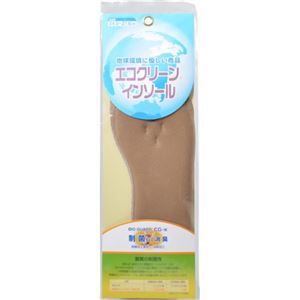 エコクリーンインソール 24.0-27.0cm ブラウン