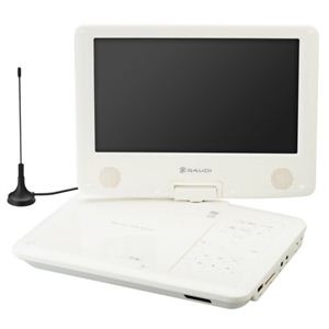 グリーンハウス 地デジ・ワンセグ対応9型 ポータブルDVDプレイヤー GHV-PDV920TVW ホワイト