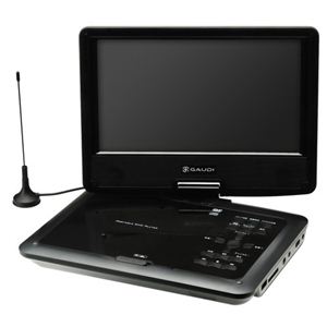 グリーンハウス 地デジ・ワンセグ対応9型 ポータブルDVDプレイヤー GHV-PDV920TVK ブラック