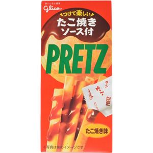 グリコ プリッツ たこ焼き味 たこ焼きソース付 10箱セット