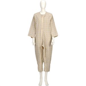 ソフトケアねまき 両開きファスナー スリーシーズン むらさき M