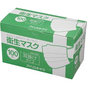 衛生マスク 耳掛けタイプ EMN-100PEL 100枚入