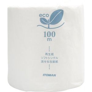 【ケース販売】トイレットペーパー エコ シングル 100m×60ロール