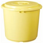 漬物容器 フタ付 100L クリーム