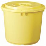 漬物容器 フタ付 50L クリーム