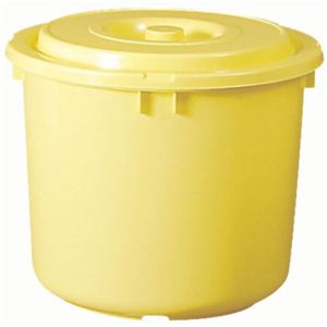 漬物容器 フタ付 40L クリーム