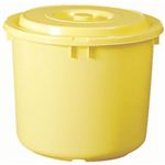 漬物容器 フタ付 40L クリーム