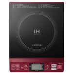 コイズミ IHクッキングヒーター（IH調理器） KIH-1400／R（レッド）