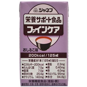 ファインケア おしるこ風味 125ml×12個