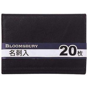 BLOOMSBURY 20枚名刺入 NN204 B ブラック